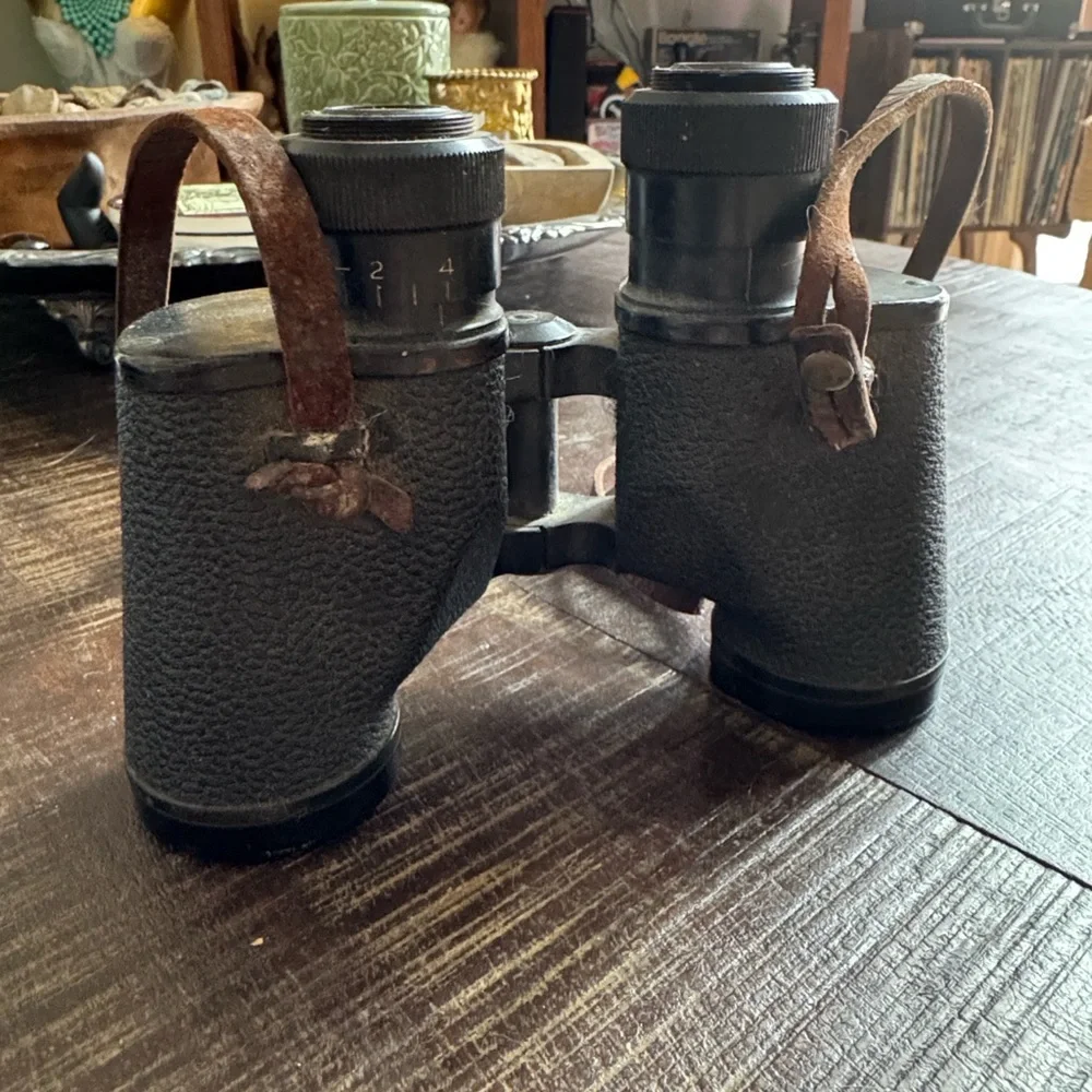 Vintage WWII military binoculars